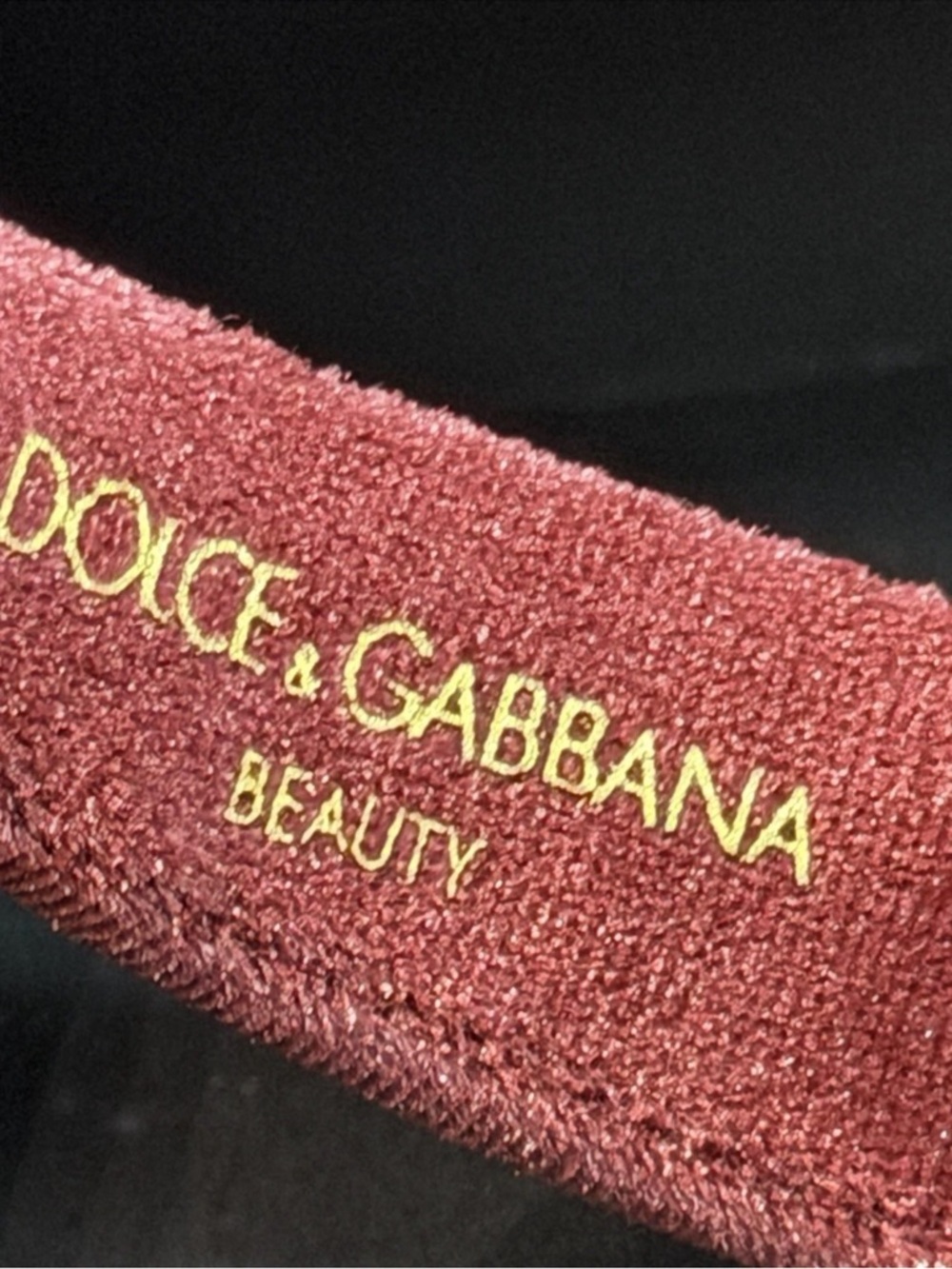 NIB Dolce & Gabbana Velvet Headband - Picture 4 of 5